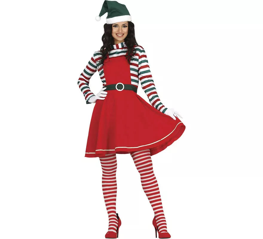 Translation missing: de.Disfraz de Elfa de Papá Noel para mujer