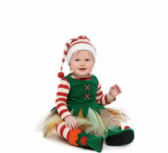 Weihnachtselfenkostüm für Babys