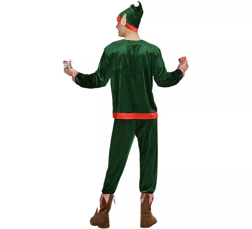 Translation missing: de.Disfraz de Elfo Ayudante de Papá Noel para hombre
