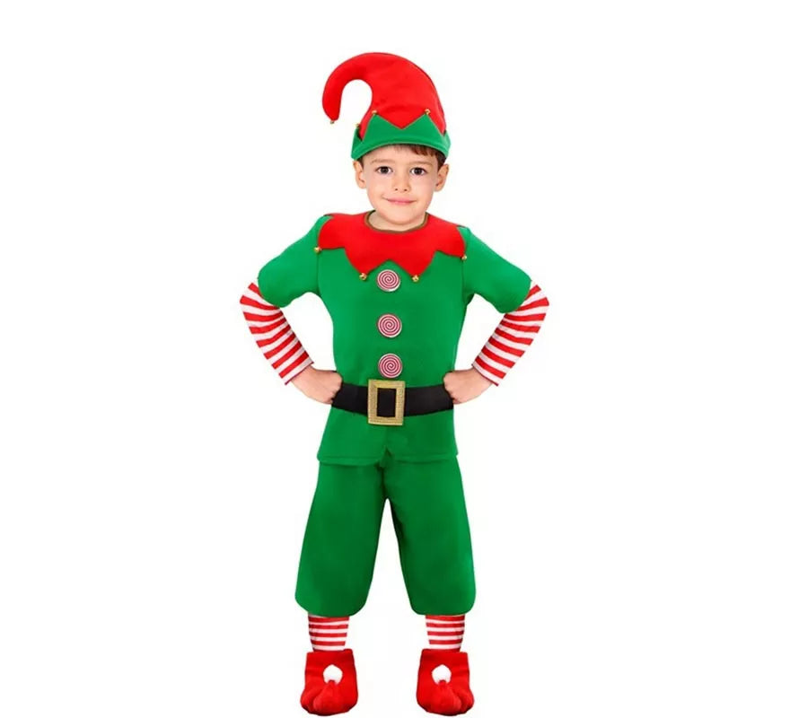Translation missing: de.Disfraz de Elfo Ayudante de Santa Claus para niño