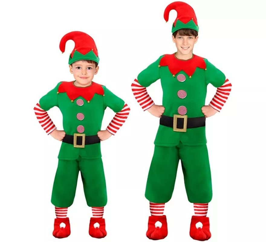 Translation missing: de.Disfraz de Elfo Ayudante de Santa Claus para niño