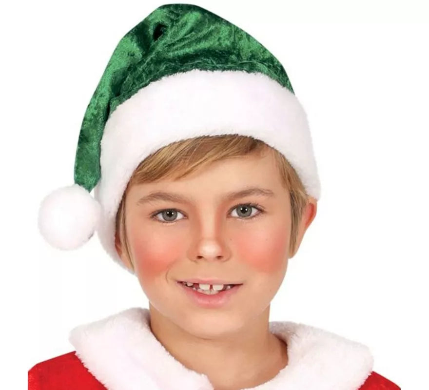 Translation missing: de.Disfraz de Elfo Ayudante de Santa con gorro para niño