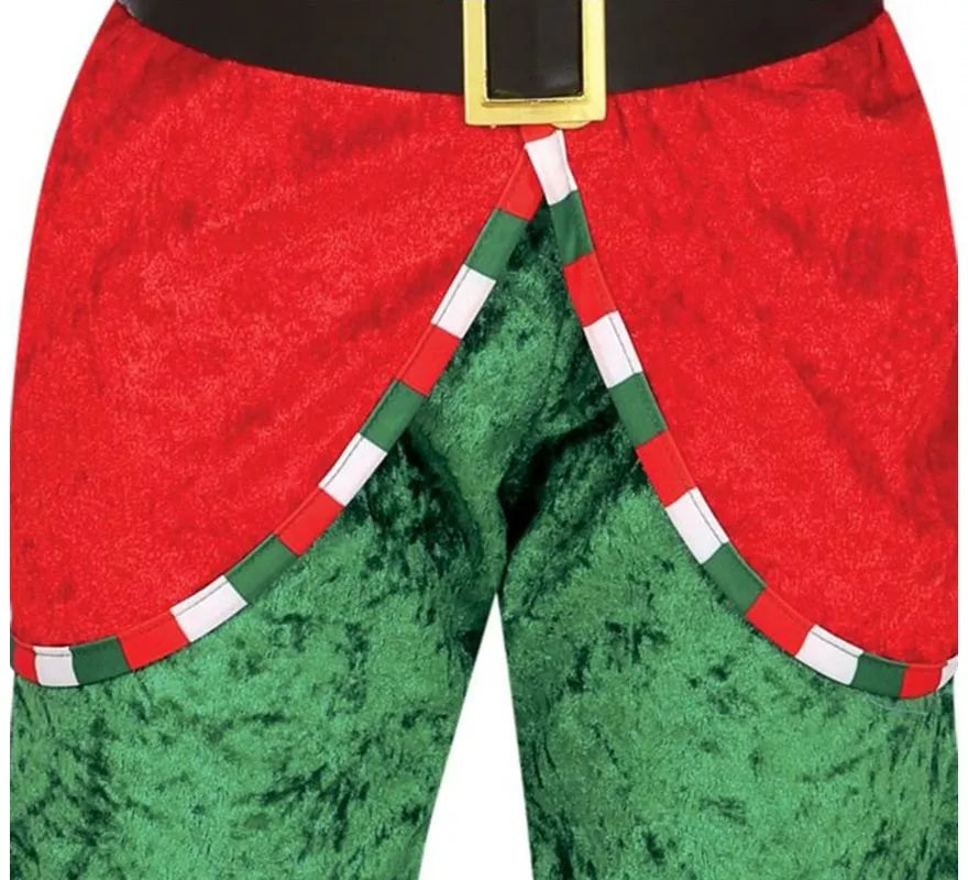 Translation missing: de.Disfraz de Elfo Ayudante de Santa con gorro para niño