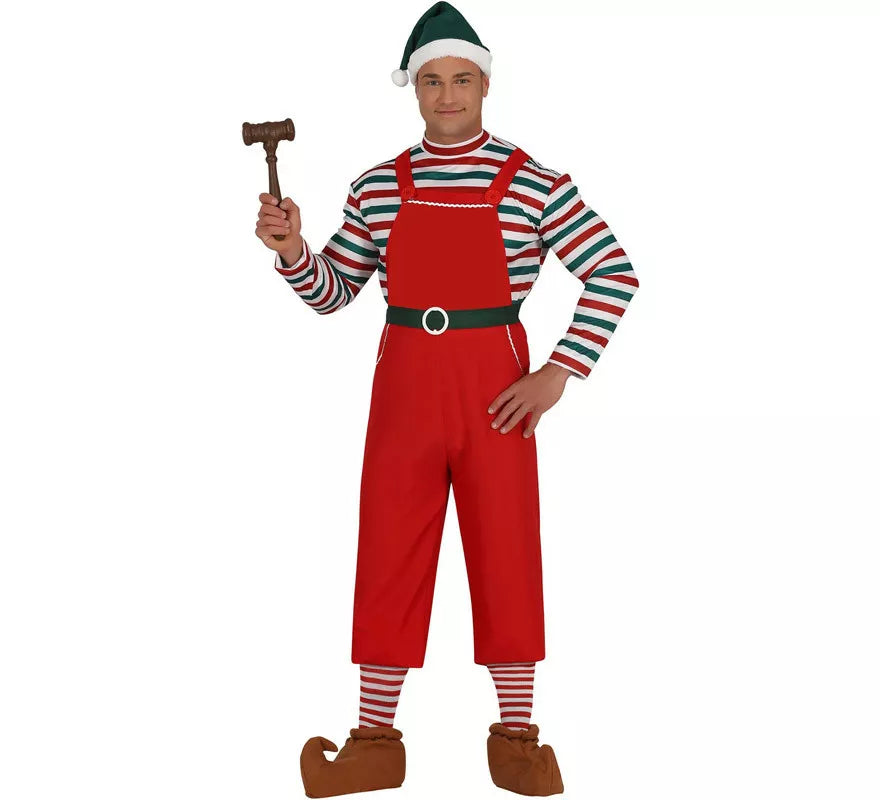 Translation missing: de.Disfraz de Elfo de Papá Noel para hombre