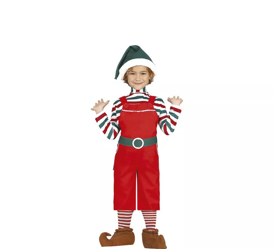 Translation missing: de.Disfraz de Elfo de Papá Noel para niño