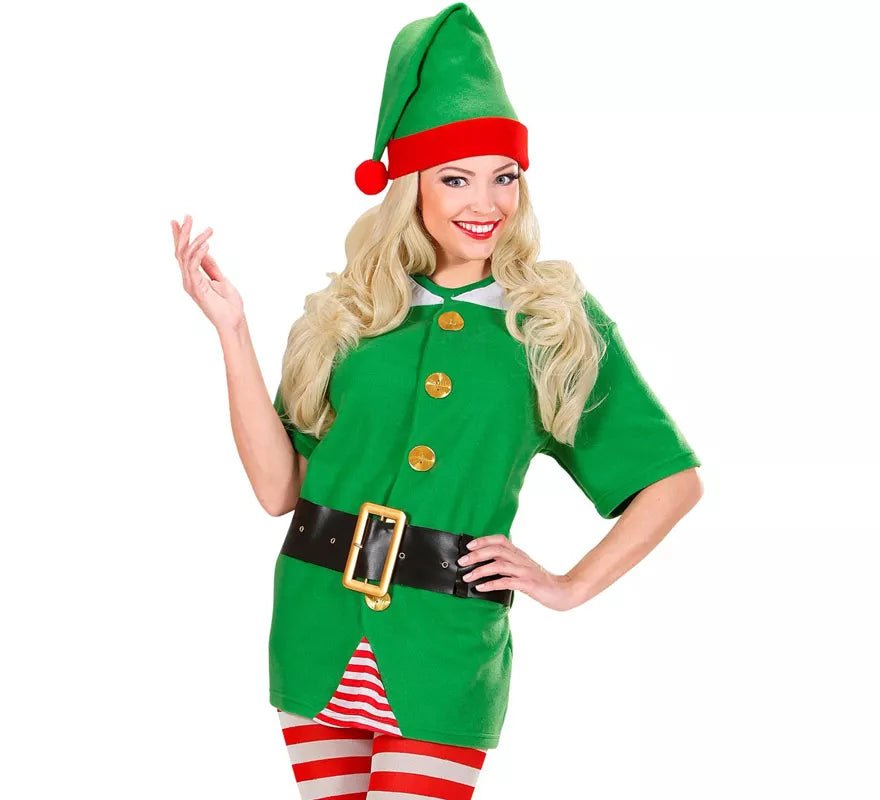 Translation missing: de.Disfraz Sudadera de Elfo y Elfa de Papá Noel para adultos