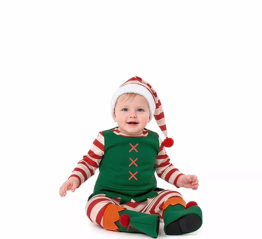 Translation missing: de.Disfraz de Elfo Navideño para bebé
