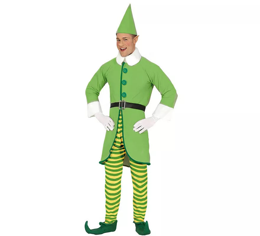 Translation missing: de.Disfraz de Elfo Verde Claro para Hombre