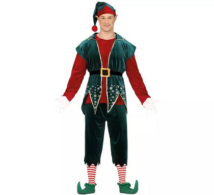 Disfraz de Elfo Verde Oscuro para Hombre