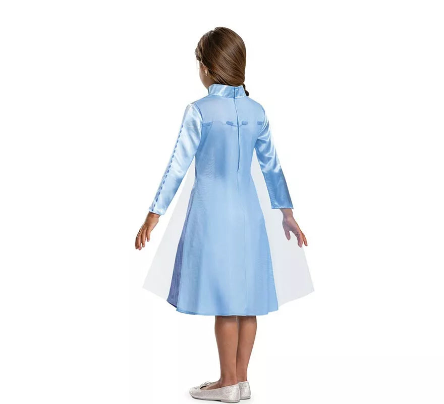 Disfraz de Elsa Frozen traje azul para niña
