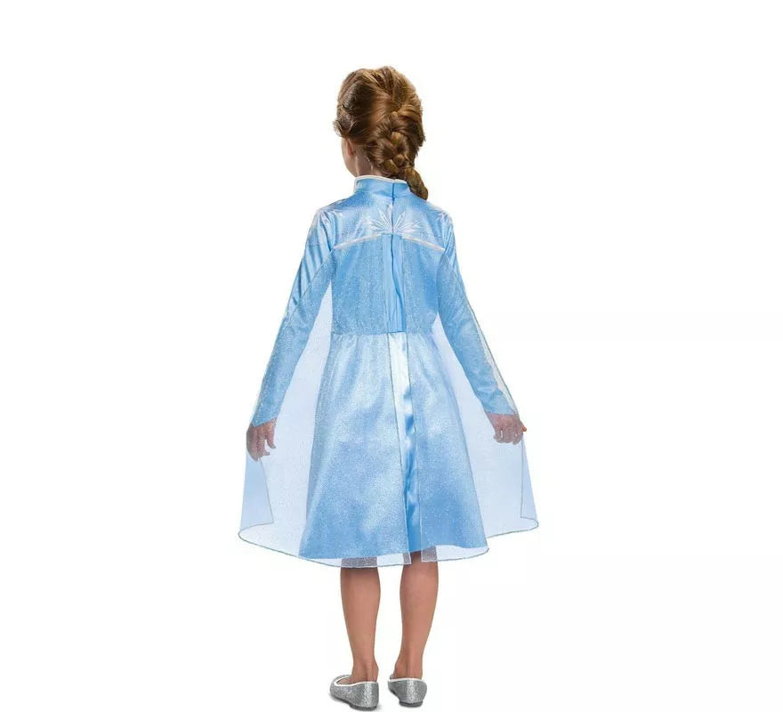 Translation missing: de.Disfraz de Elsa Viajera Disney Frozen clásico para niña