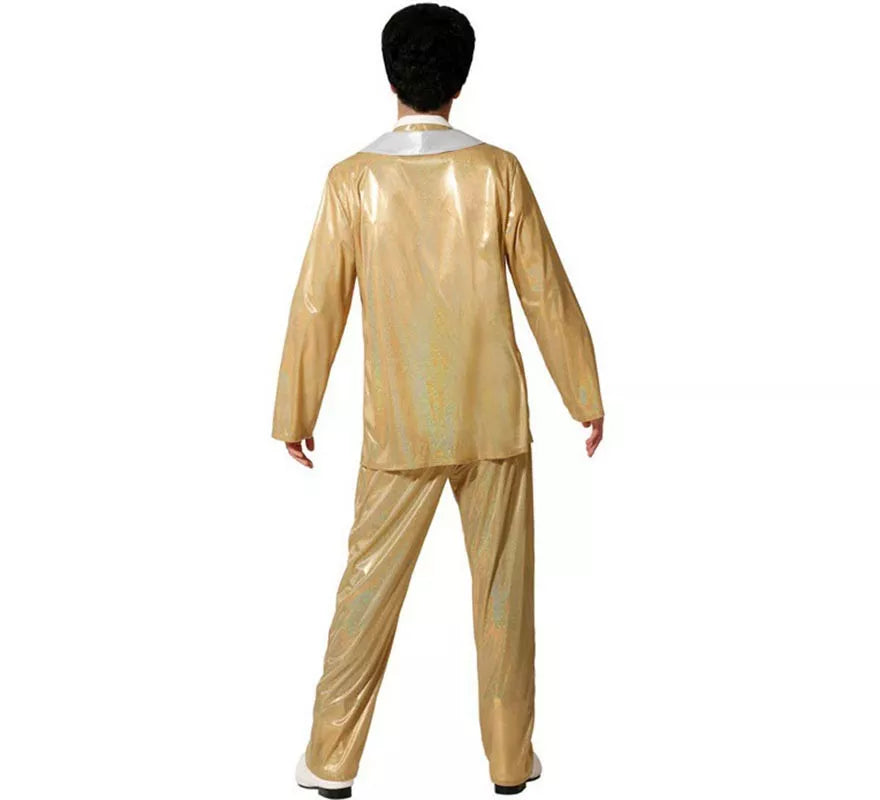 Translation missing: de.Disfraz de Elvis Dorado para hombre