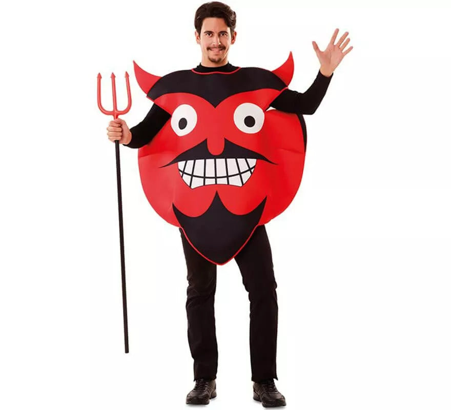 Translation missing: de.Disfraz de Emoticono Diablo para adultos