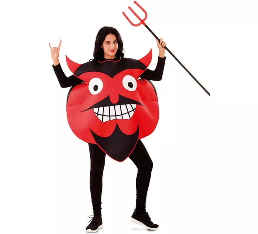 Disfraz de Emoticono Diablo para adultos