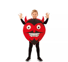 Teufel Emoticon Kostüm für Kinder