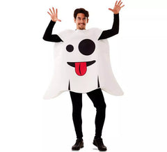 Ghost Emoticon Kostüm für Erwachsene