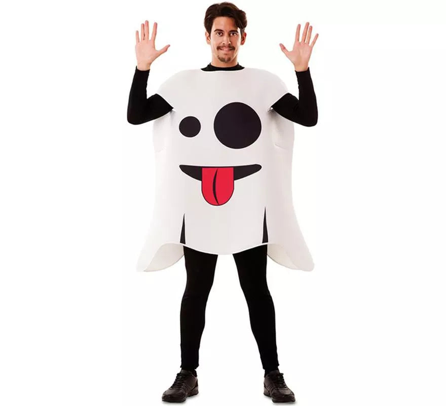 Disfraz de Emoticono Fantasma para adultos