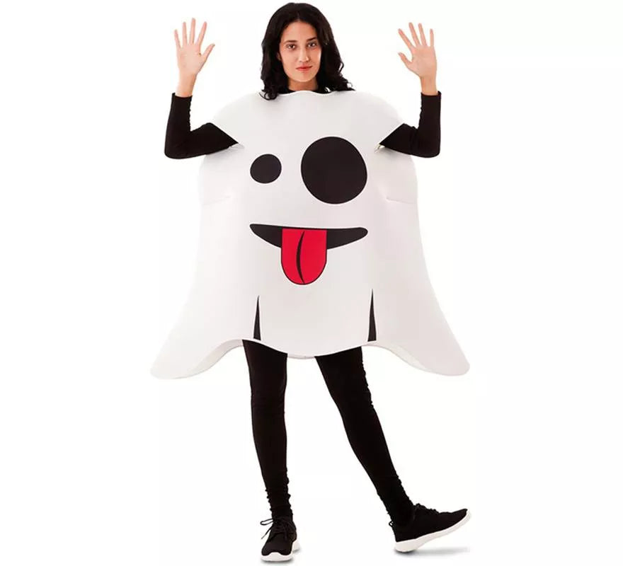 Disfraz de Emoticono Fantasma para adultos