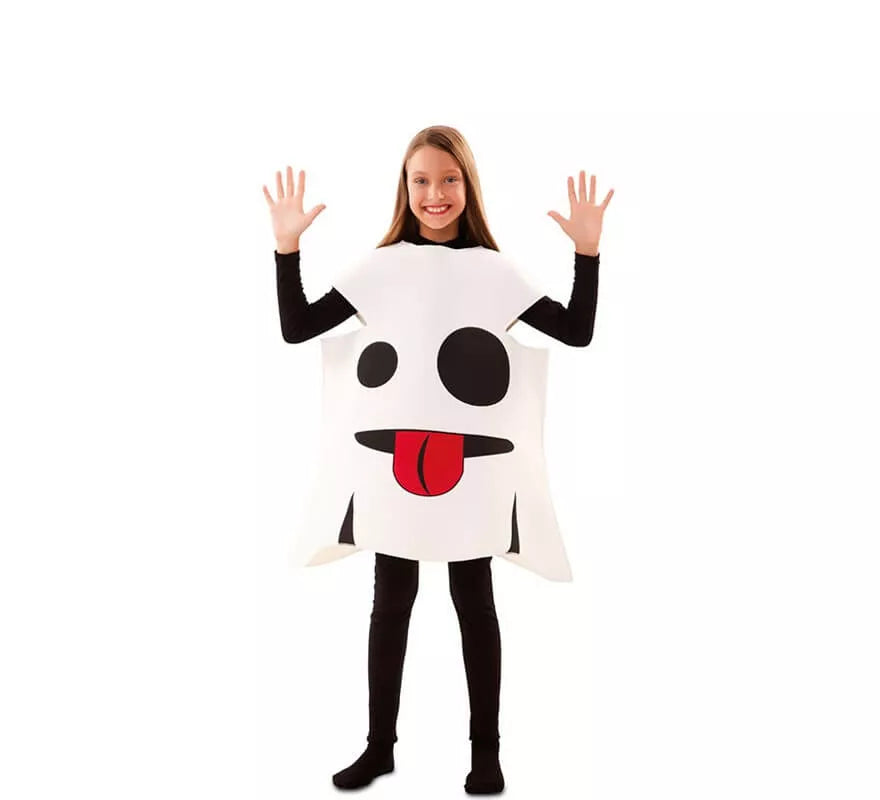 Translation missing: de.Disfraz de Emoticono Fantasma para niños