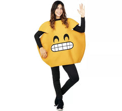 Lächelndes erwachsenes Emoticon-Kostüm