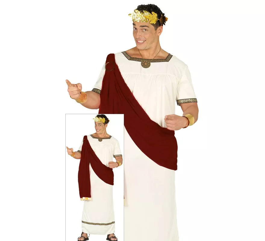 Translation missing: de.Disfraz de Emperador Romano Augusto para Hombre