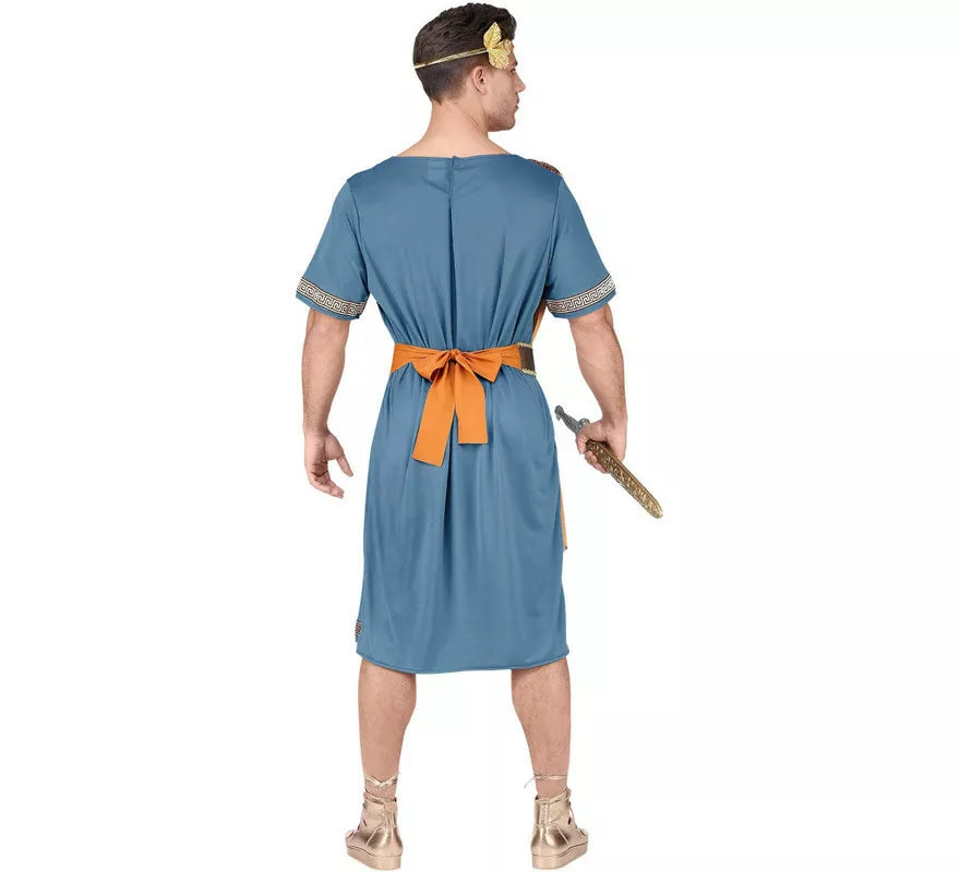 Translation missing: de.Disfraz de Emperador Romano Azul para hombre
