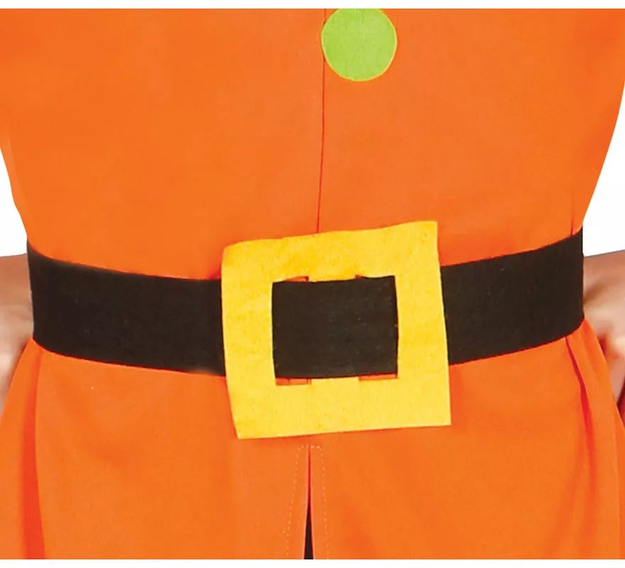 Translation missing: de.Disfraz de Enanito de Cuento naranja y verde para niños