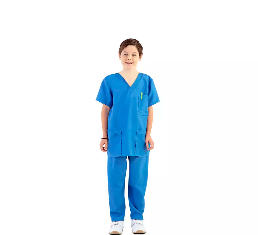 Disfraz de Enfermera Azul para niños