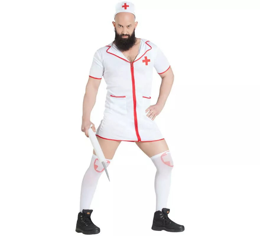 Translation missing: de.Disfraz de Enfermera para hombre