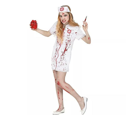 Disfraz de Enfermera Zombie para niña