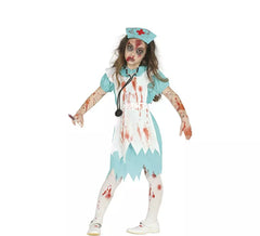 Zombie Krankenschwester Kostüm für Mädchen