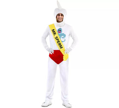Erwachsener Mr. Sperm Sperma Kostüm