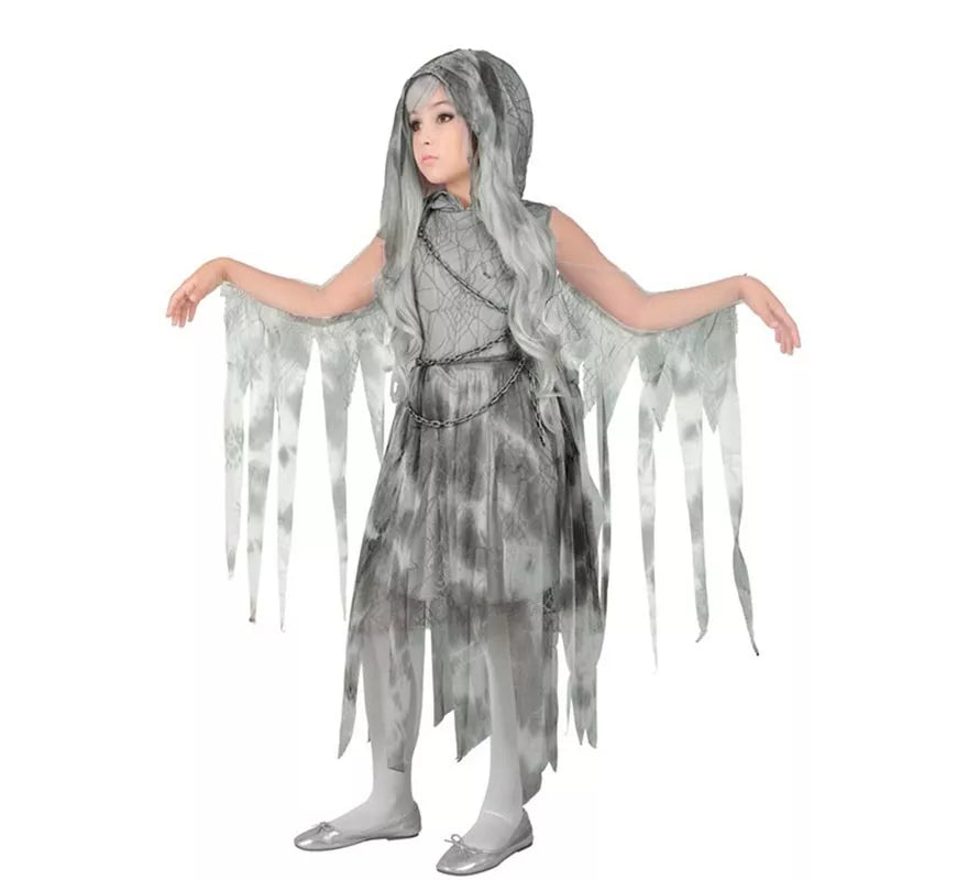 Translation missing: de.Disfraz de Espíritu Fantasma Encadenado para niña