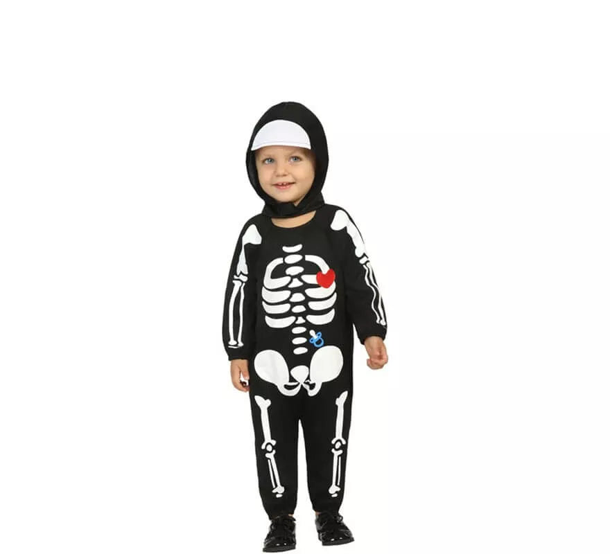 Translation missing: de.Disfraz de Esqueleto Chupete para niño y bebé