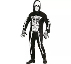 Skelettkostüm mit Maske für Herren
