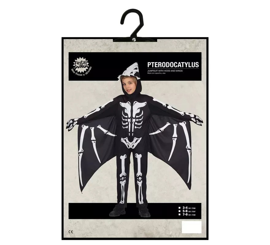 Translation missing: de.Disfraz de Esqueleto de Pterodactylus para niños