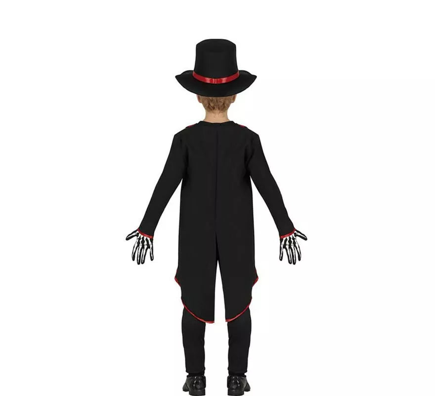 Translation missing: de.Disfraz de Esqueleto Elegante con chaqueta para niño