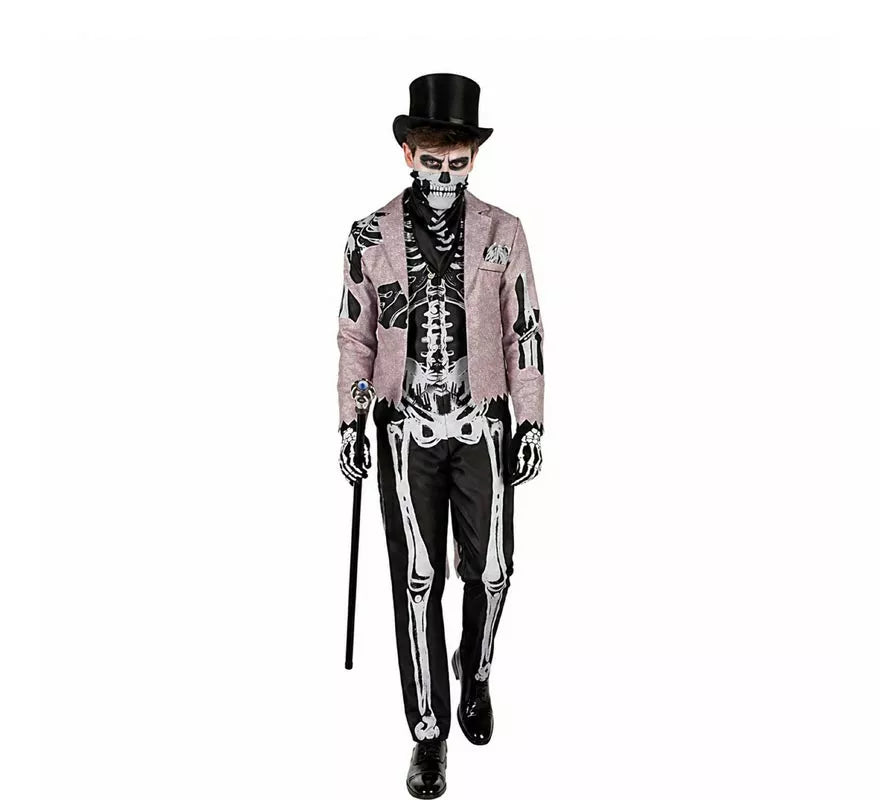 Translation missing: de.Disfraz de Esqueleto Elegante para hombre