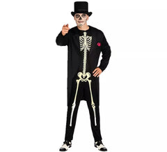 Elegantes Herren Skelett Kostüm