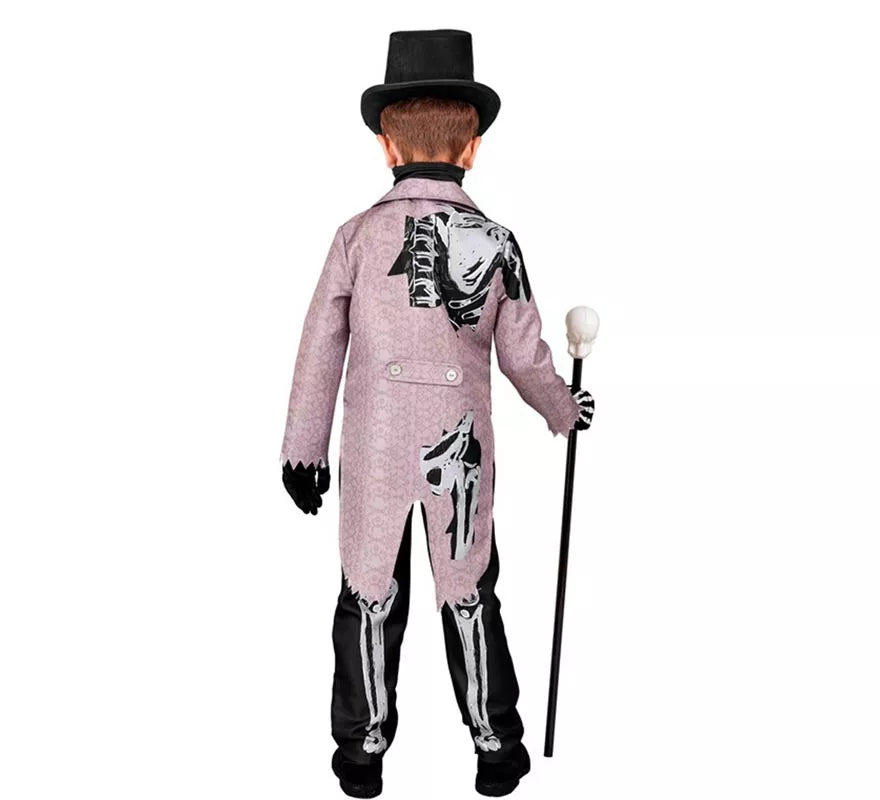 Translation missing: de.Disfraz de Esqueleto Elegante para niño
