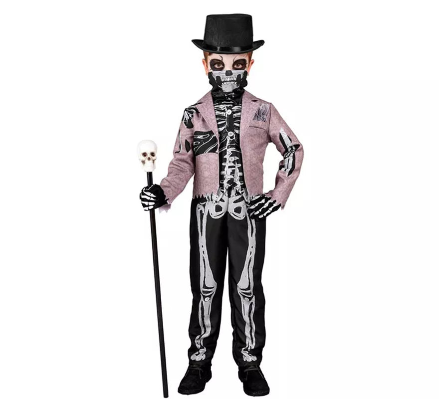 Translation missing: es.Disfraz de Esqueleto Elegante para niño