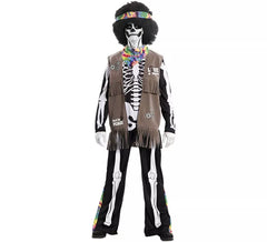 Hippie Skeleton Kostüm für Erwachsene
