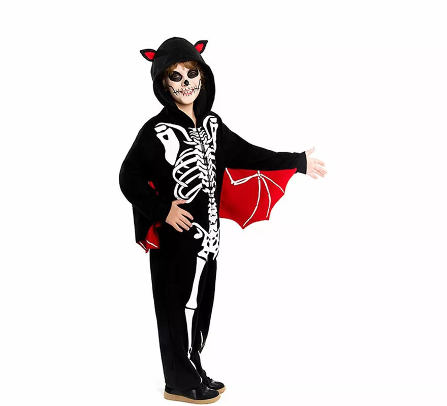 Translation missing: de.Disfraz de Esqueleto Murciélago para niño