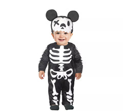 Mäuseskelett Kostüm für Baby