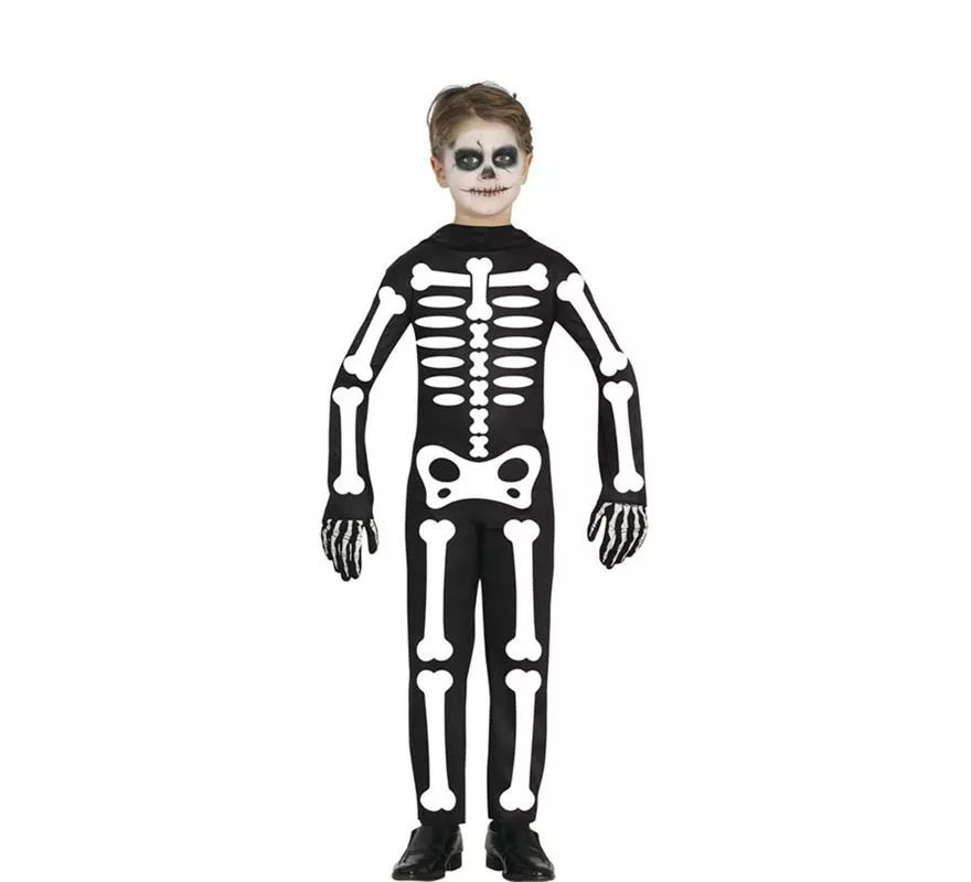 Translation missing: de.Disfraz de Esqueleto Simpático para niños