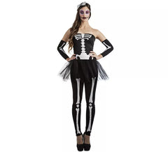 Tutu Skeleton Kostüm für Damen