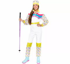 Retro-Skifahrer-Kostüm für Damen