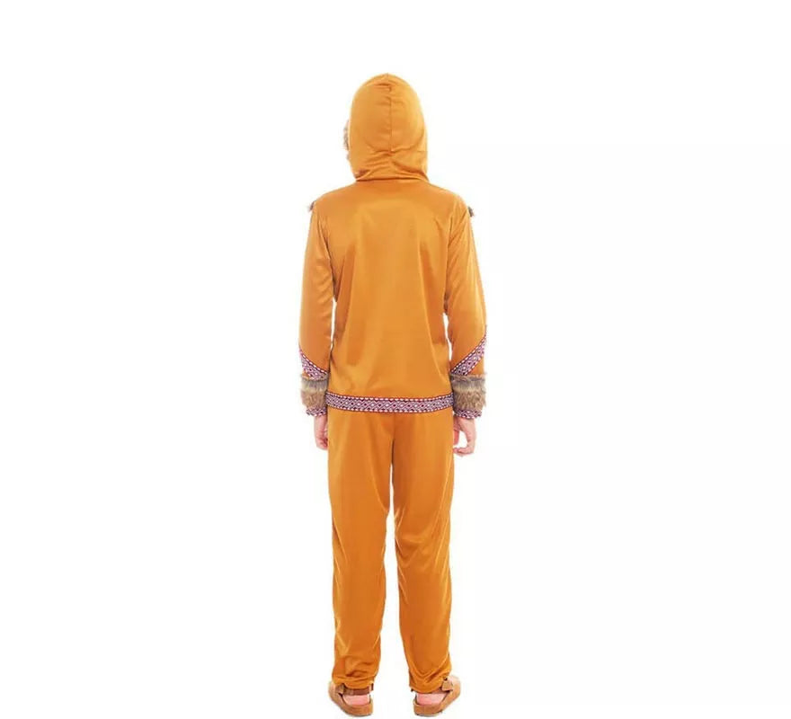 Translation missing: de.Disfraz de Esquimal naranja para niño