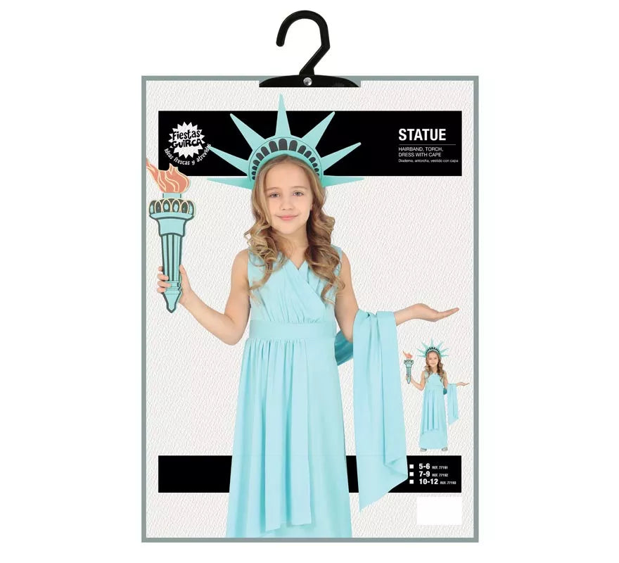 Translation missing: de.Disfraz de Estatua de la Libertad para niños