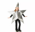 Disfraz de Estrella de Navidad plateada para niños